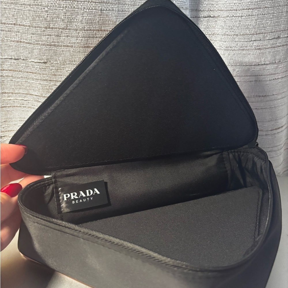 Prada Pink and Black Toiletry Bag - Picture 2 of 3